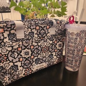 Vera Bradley  Lighten Up Everything Organizer and matching Tumbler